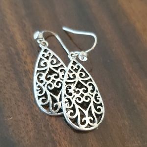 World Market Silver Earrings